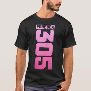 Miami Florida 305 Netnummer Forever FL T-shirt