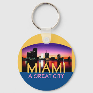 Miami Florida A Great City Sleutelhanger