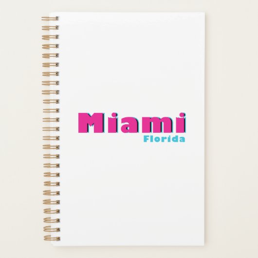 Miami, Florida agenda (Voorkant)