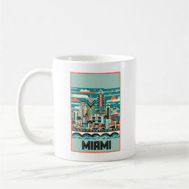 Miami Florida Art Deco Koffiemok