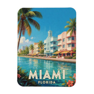 Miami Florida Art Deco Reizen Magneet