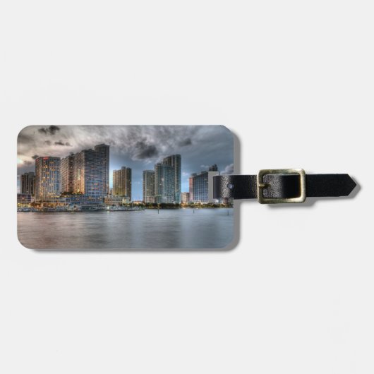 Miami, Florida Bagagelabel (Voorkant horizontaal)