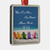 MIAMI , FLORIDA BEACH LOVER GIFT ORNAMENT (Rechts)