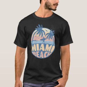 Miami Florida Beach Surf Summer Vacation T-shirt