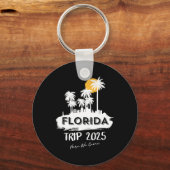 Miami Florida Beach Trip 2025 Here We Come Matchin Sleutelhanger (Voorkant)