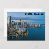 Miami Florida Briefkaart (Voorkant / Achterkant)