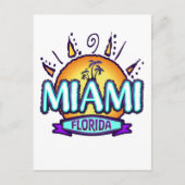 Miami, Florida Briefkaart (Voorkant)