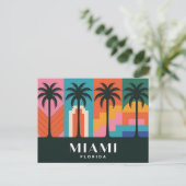 Miami Florida Briefkaart (Staand voorkant)