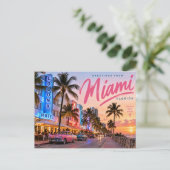 Miami Florida Briefkaart (Staand voorkant)
