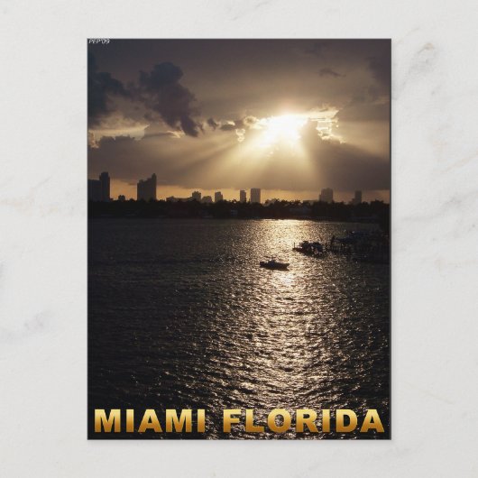 Miami, Florida Briefkaart (Voorkant)