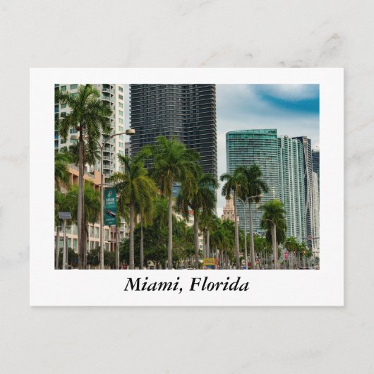 Miami Florida Briefkaart (Voorkant)
