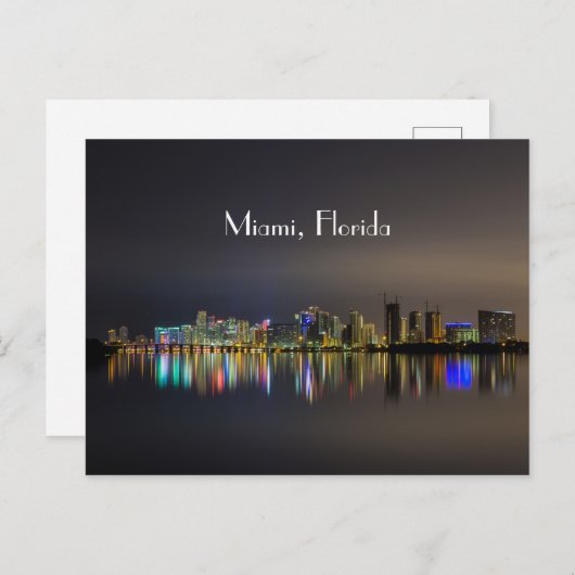 Miami, Florida Briefkaart (Voorkant / Achterkant)