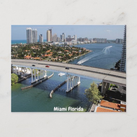 Miami ,Florida Briefkaart (Voorkant)