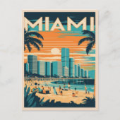  Miami Florida Briefkaart (Voorkant)