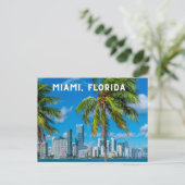 Miami Florida Briefkaart (Staand voorkant)