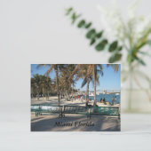 Miami Florida Briefkaart (Staand voorkant)