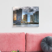 Miami, Florida Canvas Afdruk (Insitu (Woonkamer))