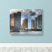Miami, Florida Canvas Afdruk (Insitu (Houten vloer))