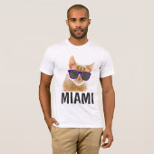 MIAMI FLORIDA Cat T-shirts (Voorkant volledig)