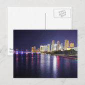 Miami, Florida, City of Progress Briefkaart (Voorkant / Achterkant)