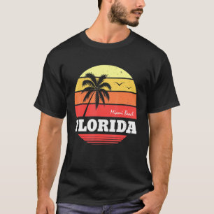 Miami Florida City Seal State Home Pride Dade Coun T-shirt