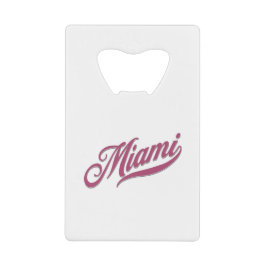 Miami Florida Creditkaart Flessenopener