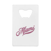 Miami Florida Creditkaart Flessenopener (Achterkant)