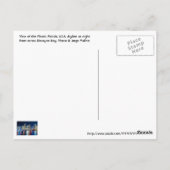 Miami, Florida, de Magische Stad 's nachts. Briefkaart (Achterkant)