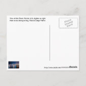 Miami, Florida, de Magische Stad 's nachts. Briefkaart (Achterkant)