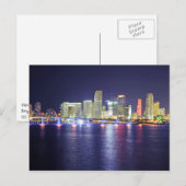 Miami, Florida, de Sunshine City Briefkaart (Voorkant / Achterkant)
