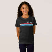 Miami Florida Est 1896 klassieke retro stijl T-shirt (Voorkant volledig)