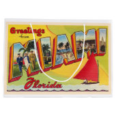Miami Florida FL groot Briefkaart Cadeauzakje (Achterkant)