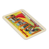 Miami Florida FL  groot Briefkaart Magneet (Rechterzijde)