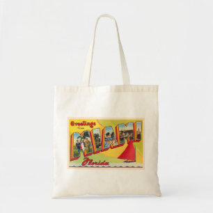 Miami Florida FL groot Briefkaart Tote Bag