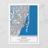 Miami Florida FL Verenigde Staten Briefkaart (Voorkant)