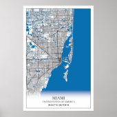 Miami Florida FL Verenigde Staten Poster (Voorkant)