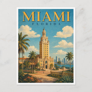Miami Florida Freedom Tower GeoSaga Briefkaart