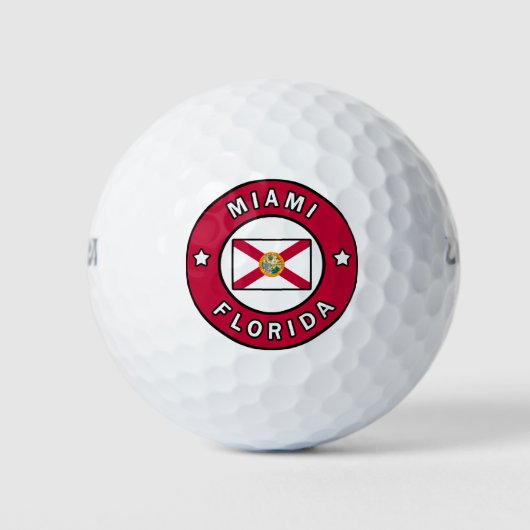 Miami Florida Golfballen (Voorkant)