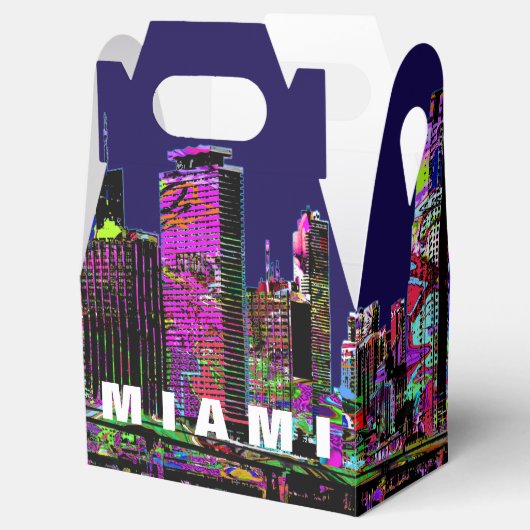 Miami, Florida in graffiti Bedankdoosjes (Geopend)