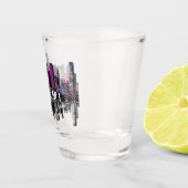 Miami, Florida in graffiti Shot Glass Glas (Rechts)