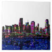 Miami, Florida in graffiti Tegeltje (Voorkant)