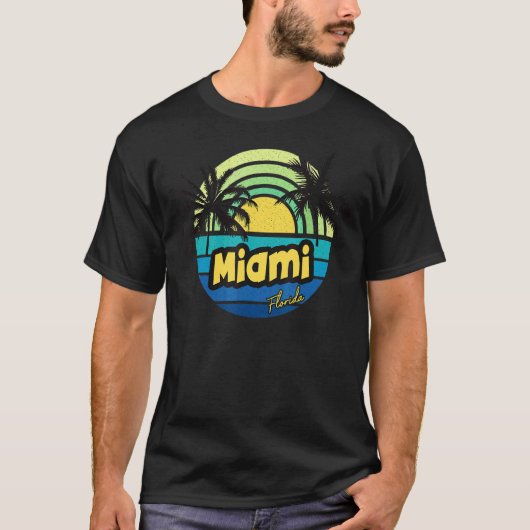 Miami Florida Island Vacation Summer Family Vacati T-shirt (Voorkant)