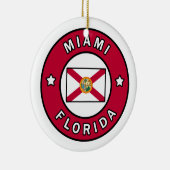 Miami Florida Keramisch Ornament (Rechts)