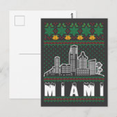 Miami Florida Lelijke Kerstmis Briefkaart (Voorkant / Achterkant)