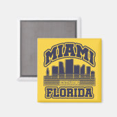 Miami, Florida Magneet (Voorkant / Achterkant)