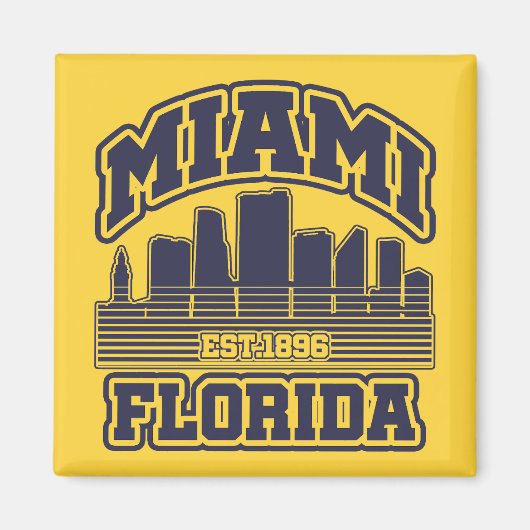 Miami, Florida Magneet (Voorkant)