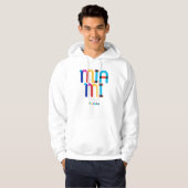 Miami Florida Mid Century, Pop Art, Hoodie (Voorkant volledig)