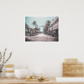 MIAMI FLORIDA OCEAN DR POSTER (Keuken)