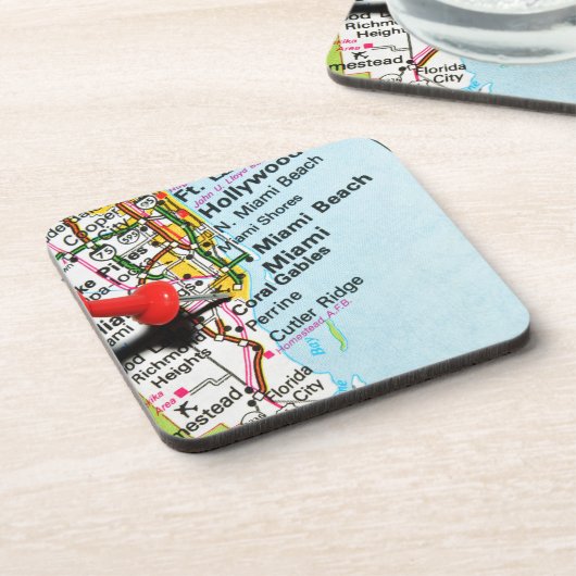 Miami, Florida Onderzetter (Linkerzijde)
