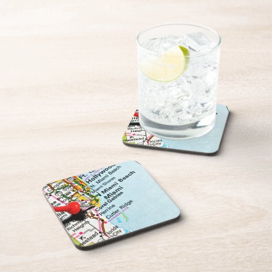 Miami, Florida Onderzetter (Rechterzijde)